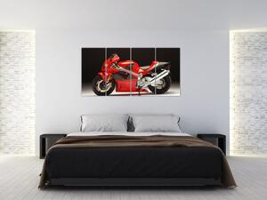 Obraz červené motorky (Obraz 160x80cm)