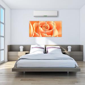 Obraz oranžové ruže (Obraz 160x80cm)