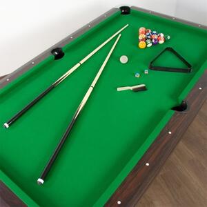 GamesPlanet® biliardový stôl PREMIUM, zelený,7 ft
