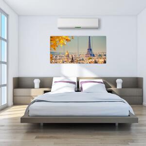 Moderný obraz Paríža - Eiffelova veža (Obraz 160x80cm)