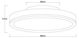 Globo 416080AD4R-CCT - LED stmievateľné stropné svietidlo DORO 40W/230V priemer 60 cm + diaľkové ovládanie