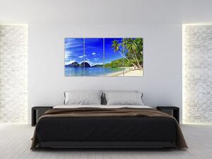 Obraz do bytu - piesočná pláž (Obraz 160x80cm)