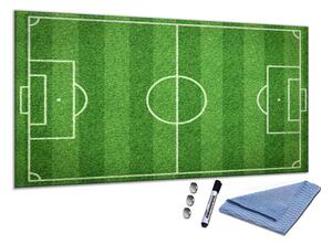 Sklenená magnetická tabuľa fotbal hřiště - S-560961175-4040