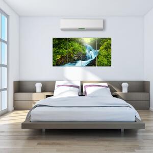 Horská riečka - moderný obraz (Obraz 160x80cm)