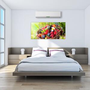 Obraz čučoriedok, jahôd a malín (Obraz 160x80cm)