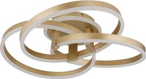 Globo 67163-56G - LED stmievateľné stropné svietidlo HERWIG 56W/230V 57,5x60 cm zlatá+DO