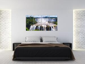Obraz vodopádov (Obraz 160x80cm)