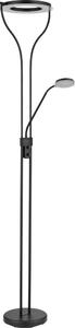 Globo 59038SD - LED stmievateľná stojacia lampa EBRO 20W/230V + 4W 3000K čierna