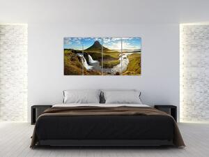 Moderný obraz - severská krajina (Obraz 160x80cm)
