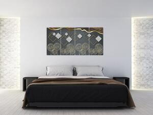 Moderné abstraktný obraz (Obraz 160x80cm)