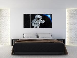 Obraz astronauta vo vesmíre (Obraz 160x80cm)