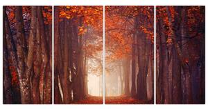 Jesenné les - obraz (Obraz 160x80cm)