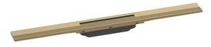 Sprchový žľab Hansgrohe RainDrain Flex 70 cm nerez kartáčovaný bronz 56043140