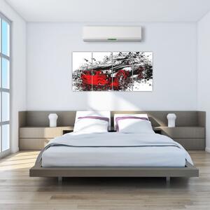 Obraz automobilu - moderný obraz (Obraz 160x80cm)