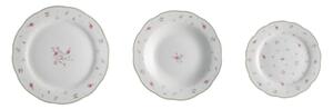 18-dielna súprava porcelánových tanierov Brandani Nonna Rosa
