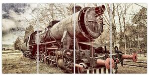 Obraz lokomotívy (Obraz 160x80cm)