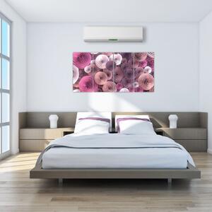 Farebné kvety - obraz (Obraz 160x80cm)