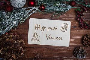 STAMIDESIGN Moje prvé Vianoce - tabuľka