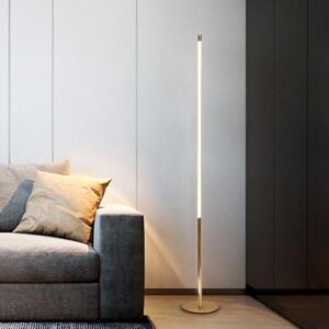 Toolight, LED podlahové svietidlo 12W APP1416-F, zlatá lesklá, OSW-05416