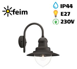Philips 01652/30/PN Raindrop nástenné exteriérové svietidlo 1xE27 IP44 čierna