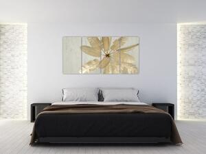 Obraz zlaté palmy (Obraz 160x80cm)