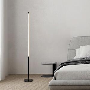Toolight, LED podlahová lampa 12W APP1415-F, čierna, OSW-01416