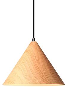 Toolight, stropné svietidlo 1xE27 APP1442-1CP, svetlé drevo, OSW-01278