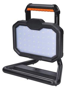 SOLIGHT LED reflektor 20W, prenosný, nabíjací, 2000lm, oranžovo-čierny
