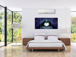 Obraz - srdce s energiou (Obraz 160x80cm)