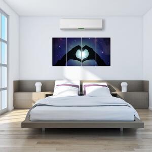 Obraz - srdce s energiou (Obraz 160x80cm)