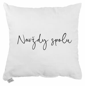 Dekoratívny vankúš Navždy spolu 40x40 cm EMI