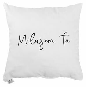 Dekoratívny vankúš Milujem ťa 40x40 cm EMI