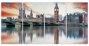 Obraz Londýna, Big ben (Obraz 160x80cm)