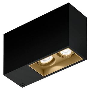 WEVER & DUCRÉ Downlight Planopetit 2.0 čierna/béžová 927 stmievateľné, Čierna, Chodba, Hliník, Moderný, Stropné svetlo