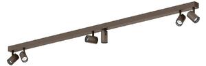 WEVER & DUCRÉ LED stropné bodové svetlá Ceno 6.0, bronz, 2 700 K, Hnedá / staromosadz, Obývacia izba / jedáleň, Hliník, Moderný, Stropné svetlo