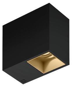 WEVER & DUCRÉ LED-Downlight Plano 1.0 čierna/béžová 927 stmievateľné, Čierna, Obývacia izba / jedáleň, Hliník, Moderný, Stropné svetlo