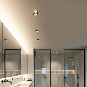 WEVER & DUCRÉ LED-Downlight Plano 2.0 čierny stmievateľný, Čierna, Obývacia izba / jedáleň, Hliník, Moderný, Stropné svetlo