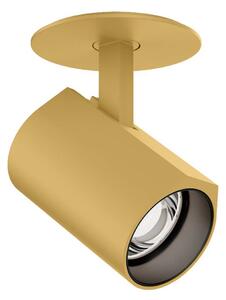 WEVER & DUCRÉ LED-vstavaný spot Ceno 1.0 zlatý 927 listová pružina, Mosadz / zlato, Obývacia izba / jedáleň, Hliník, Moderný, Zapustené stropné svietidlo