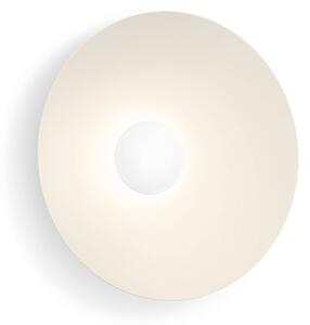 WEVER & DUCRÉ & LED nástenné svetlo Clea 2.0 béžové Ø 50 cm 2700 K, Krémová / jantárovo žltá, Obývacia izba / jedáleň, Hliník, Nástenné svietidlo