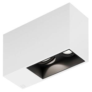WEVER & DUCRÉ LED-Downlight Plano 2.0 biela/čierna stmievateľná, Biela / opálová, Obývacia izba / jedáleň, Hliník, Moderný, Stropné svetlo