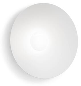 WEVER & DUCRÉ LED nástenné svetlo Clea 2.0 biele Ø 50 cm 2700 K, Biela / opálová, Obývacia izba / jedáleň, Hliník, Nástenné svietidlo