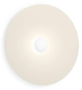 WEVER & DUCRÉ LED nástenné svetlo Clea 3.0 béžové Ø 70 cm 2700 K, Krémová / jantárovo žltá, Obývacia izba / jedáleň, Hliník, Nástenné svietidlo