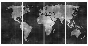 Obraz mapa sveta (Obraz 160x80cm)