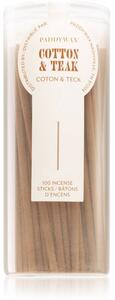 Paddywax Haze Cotton & Teak vonné tyčinky 100 ks