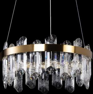 LED Luster na lanku LED/50W/230V pr. 40 cm zlatá