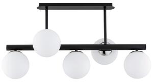 Luster na tyči TUKANE 5xE14/10W/230V čierna