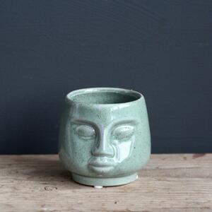 Kvetináč head green Ø 6 cm