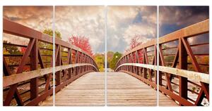 Cesta cez most - obraz (Obraz 160x80cm)