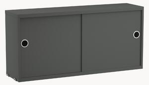 Skrinka's posuvnými dvierkami String System, Š 78 x H 20 cm