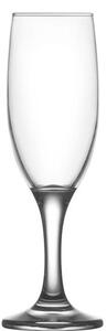 Pohár Misket, sklenený, na šampanské, 190 ml, 50x193 mm, sada 6 ks